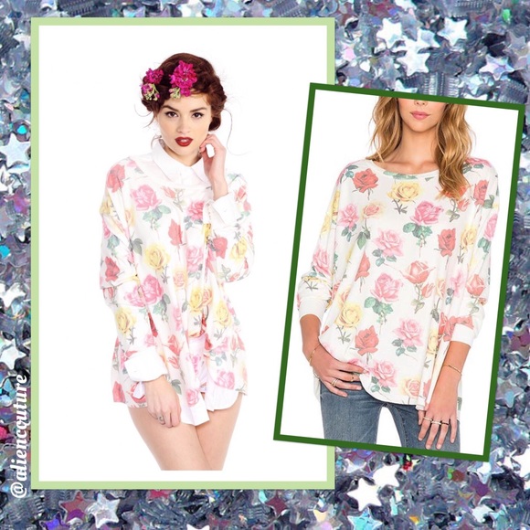 Wildfox Bright Roses Effortless Thermal - Picture 8 of 8